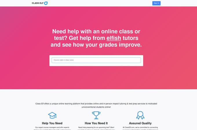 clasself.com screenshot.